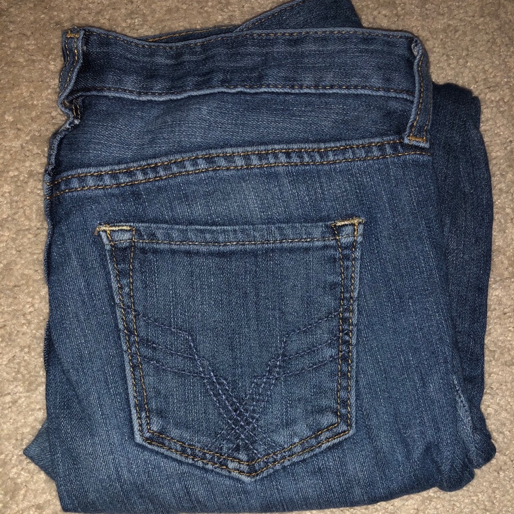 Slightly dark blue gap jeans
